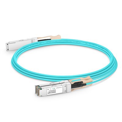 200g QSFP56 do 2x 100g QSFP28 Aktivni optički kabel (AOC), 1M -20 M