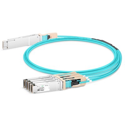 200g QSFP56 do 4x 50G SFP56 Aktivni optički kabel (AOC), 1M -20 M